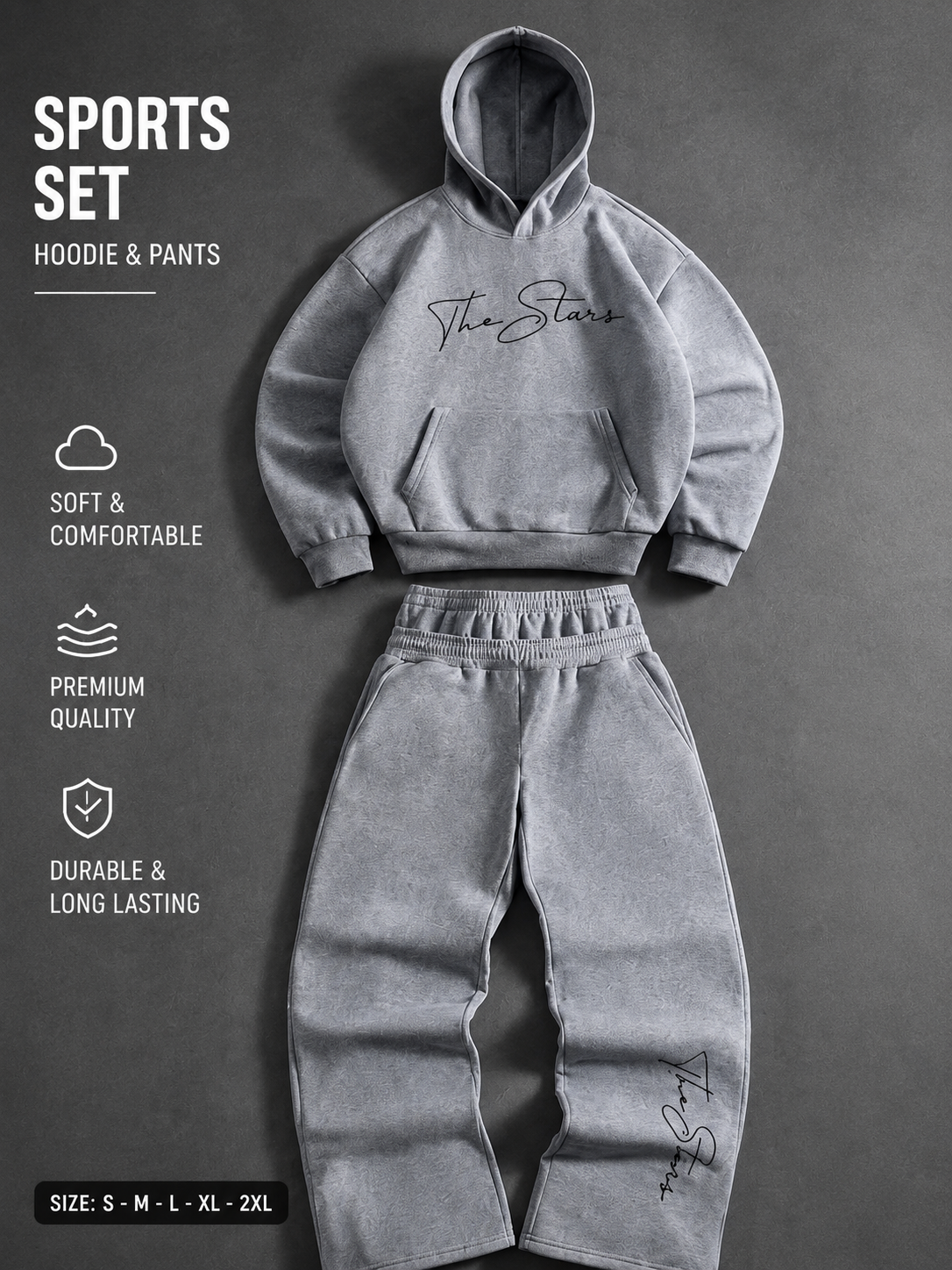Ensemble de Sport The Stars - Sweat à Capuche & Pantalon